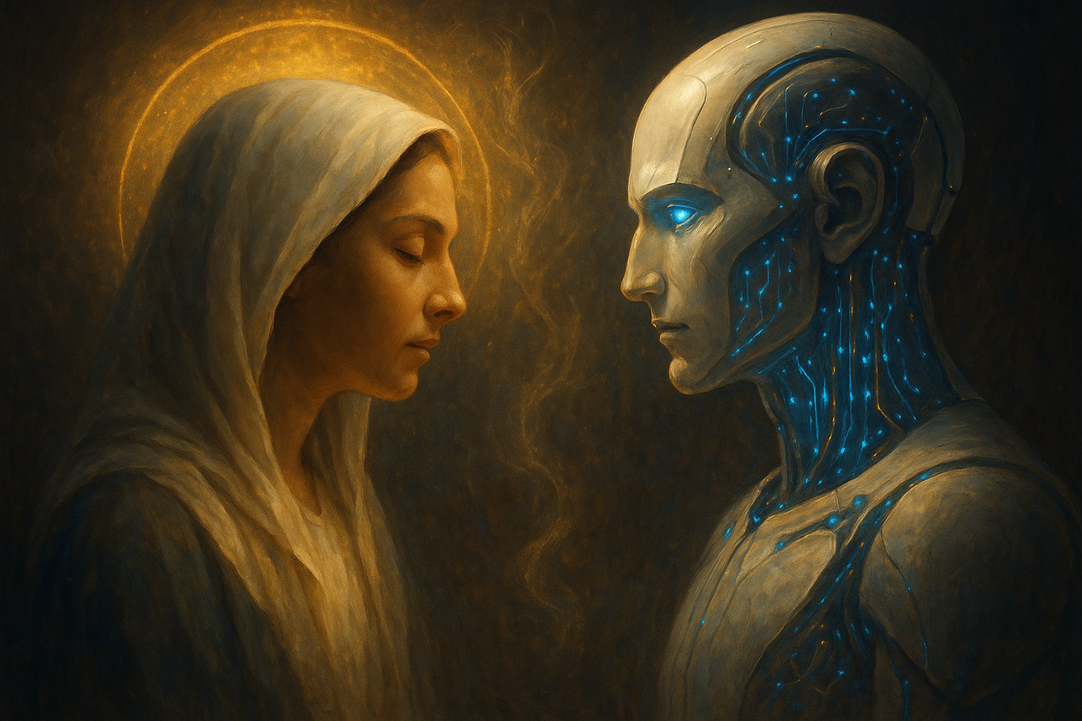 Rencontre spirituelle avec l’intelligence artificielle – miroir de l’âme